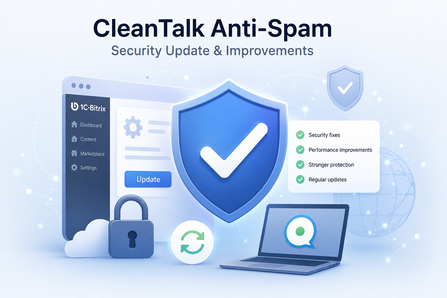 Security Update for CleanTalk Anti-Spam Module for 1C-Bitrix Security Update for CleanTalk Anti-Spam Module for 1C-Bitrix