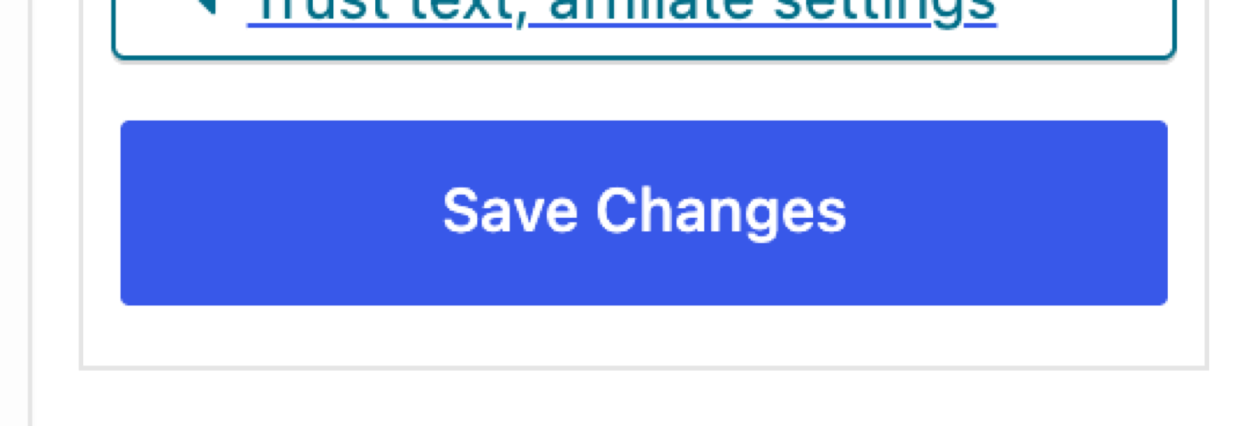 The Save Changes button on the Security by CleanTalk settings page.